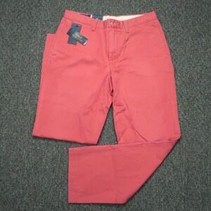 Polo Ralph Lauren Pants Men 32x30 Red Bedford Chino Classic Cotton Twill NWT